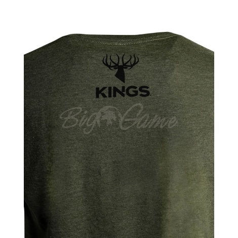 Футболка KING'S Elk Ribbon Tee цвет Heather Military Green фото 2