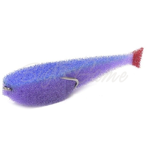 Поролоновая рыбка LEX Classic Fish CD 10 LBLB (сиреневое тело / синяя спина / красный хвост) фото 1