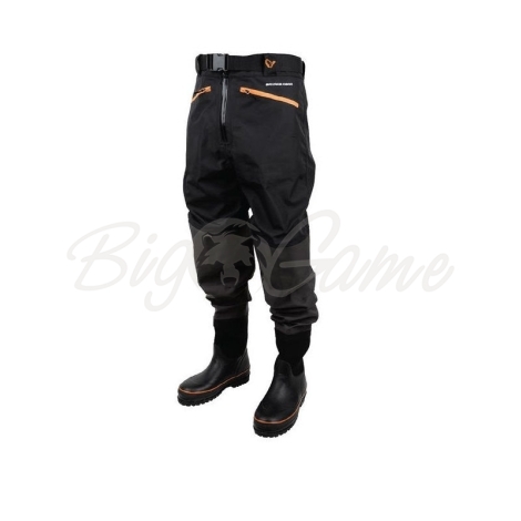 Вейдерсы SAVAGE GEAR Breathable Waist Wader Boot Foot Cleated цвет черный фото 1