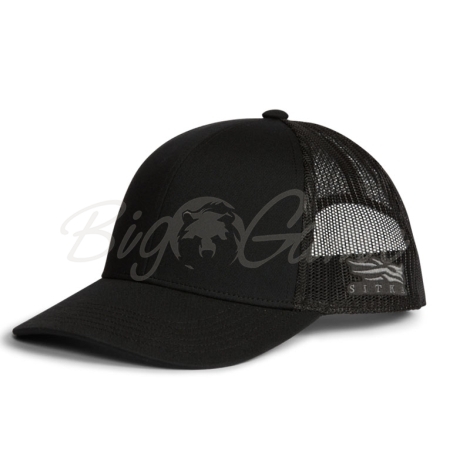 Бейсболка SITKA Partner Mid Pro Trucker цвет Black фото 2