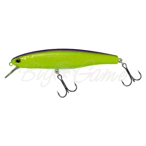 Воблер JACKALL Smash Minnow 100 SP цв. Purple chartreuse фото 1