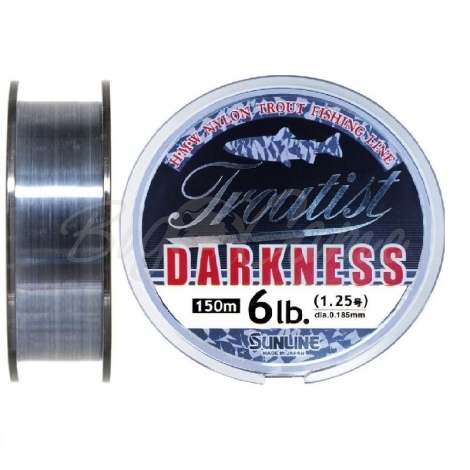 Леска SUNLINE Troutist Darkness 150 м цв. черный 0,26 мм фото 1