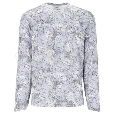 Термокофта SIMMS Solarflex Crewneck цвет Back Eddy White фото 1