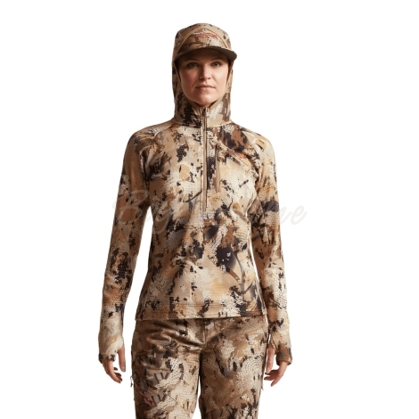 Термокофта SITKA WS Core Merino 330 Hoodie цвет Optifade Marsh фото 6