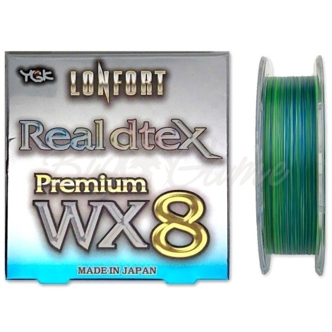 Плетенка YGK Real Dtex Premium WX8 150 м цв. Многоцветный #0.5 фото 1