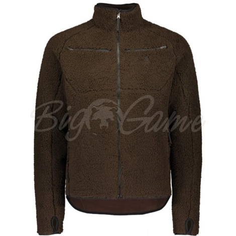 Толстовка ALASKA MS Teddy Jacket цвет Moss Brown фото 1