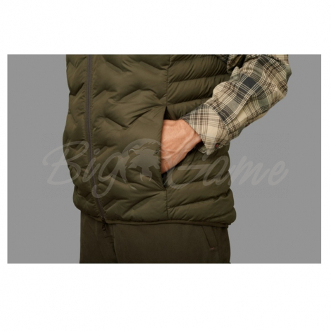 Жилет HARKILA Driven Hunt Insulated waistcoat цвет Willow green фото 2