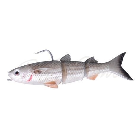 Приманка SAVAGE GEAR 3D TPE Mullet Wake SS 13 см цв. 01-Dirty Silver фото 1