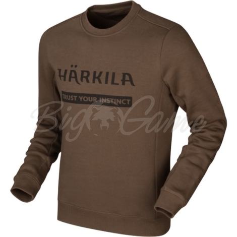 Джемпер HARKILA Sweatshirt цвет Slate brown фото 1