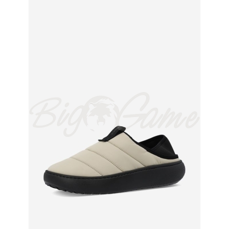 Слипоны CROCS Puff Moc цвет Бежевый / Черный фото 3