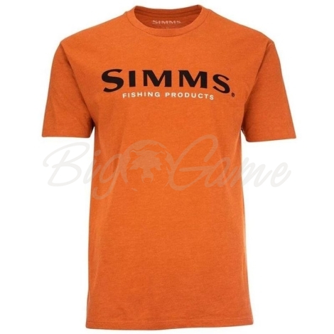 Футболка SIMMS Logo T-Shirt цвет Adobe Heather фото 1
