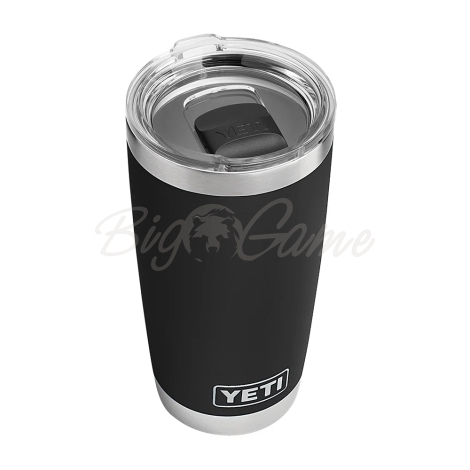 Термокружка YETI Rambler Travel Mug w/Magslider Lid 591 цвет Black фото 2