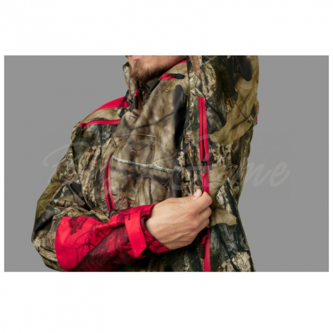 Куртка HARKILA Moose Hunter 2.0 GTX jacket цвет Mossy Oak Break-Up Country/Mossy Oak Red фото 5