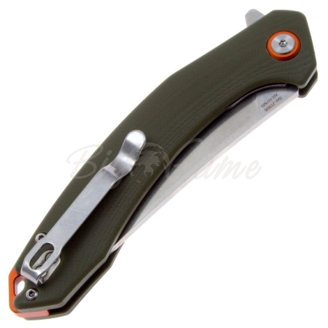Нож складной CJRB Gobi AR-RPM9 рукоять стеклотекстолит G10 цв. Зеленый фото 3