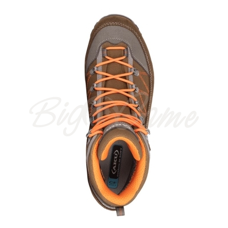 Ботинки треккинговые AKU Tana GTX цвет Olive / Fluo Orange фото 2