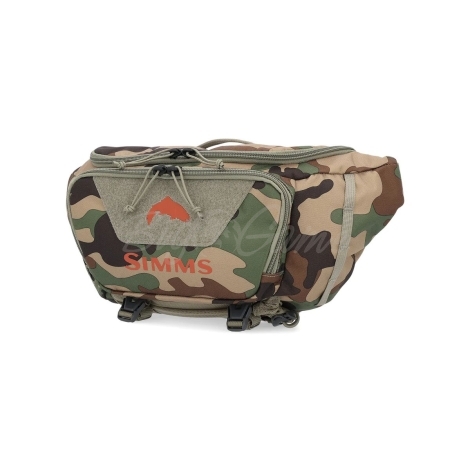 Сумка поясная SIMMS Tributary Hip Pack цвет Woodland Camo фото 1