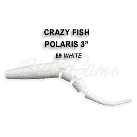 Слаг CRAZY FISH Polaris 3" (8 шт.) зап. кальмар, код цв. 59 фото 1