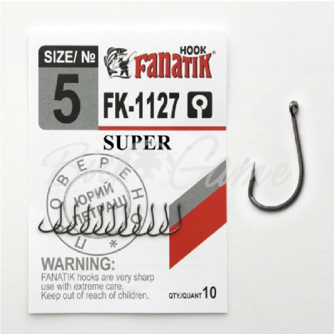 Крючок одинарный FANATIK FK-1127 Super № 5 (10 шт.) фото 1