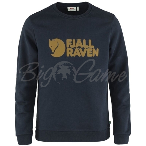 Толстовка FJALLRAVEN Logo Sweater M цвет Dark Navy фото 1