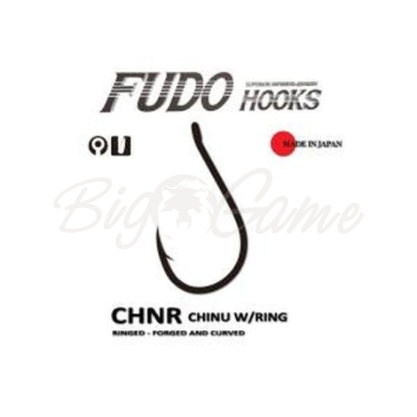 Крючок одинарный FUDO Fudo Chinu W/Ring фото 1
