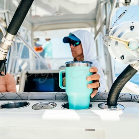 Термокружка YETI Rambler Travel Mug 887 цвет Seafoam фото 2
