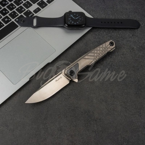 Нож складной RUIKE Knife M875-TZ цв. Серый фото 5