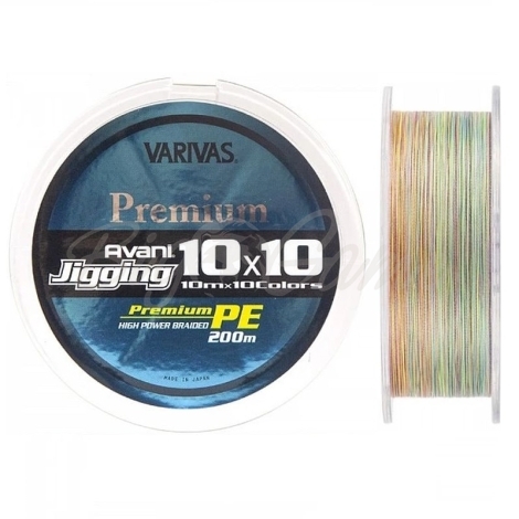 Плетенка VARIVAS Avani Jigging 10x10 Premium PE x4 New 200 м цв. Многоцветный #3 фото 1