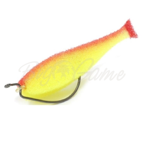 Поролоновая рыбка LEX Classic Fish 12 OF2 YRB (желтое тело / красная спина / красный хвост) фото 1