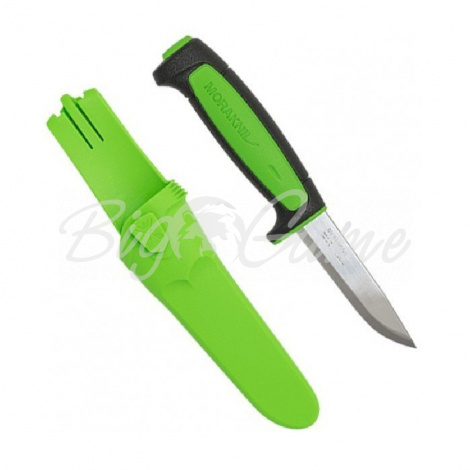 Нож MORAKNIV Basic 511, 2019 цв. черный / зеленый фото 1