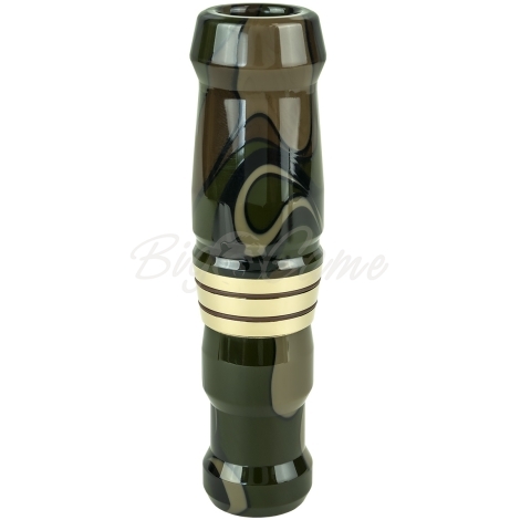 Манок на белолобого гуся D.E.D CUSTOM CALLS Зов вдовы Call of widow Ringing Kick (делрин) цв. Камуфляж 1 фото 1
