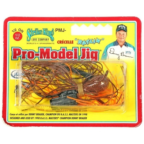 Бактейл STRIKE KING Pro-Model Jig 14 г (1/2 oz) цв. cajun craw фото 1