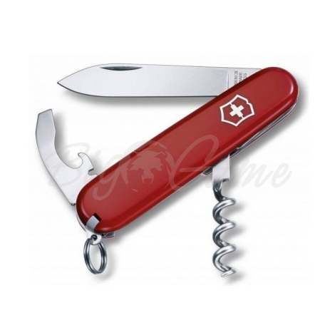 Нож VICTORINOX Waiter 84мм 9 функций цв. красный (в блистере) фото 1