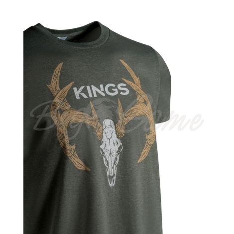 Футболка KING'S Wall Hanger Tee цвет Heather Military Green фото 3