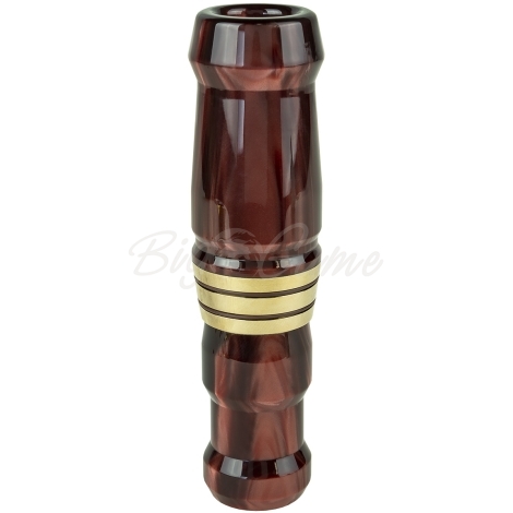 Манок на белолобого гуся D.E.D CUSTOM CALLS Зов вдовы Call of widow Ringing Kick (делрин) цв. Бордовый перламутр фото 1