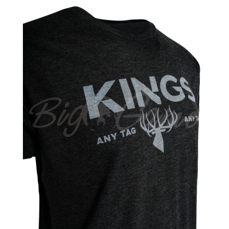 Футболка KING'S Any Tag Any Time Tee цвет Heather Graphite фото 3 Футболка KING'S Any Tag Any Time Tee цвет Heather Graphite фото 3