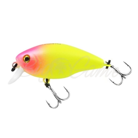 Воблер TSURIBITO Sweet Crank 38 F SR код цв. 528 Chartreuse Pinkhead фото 1