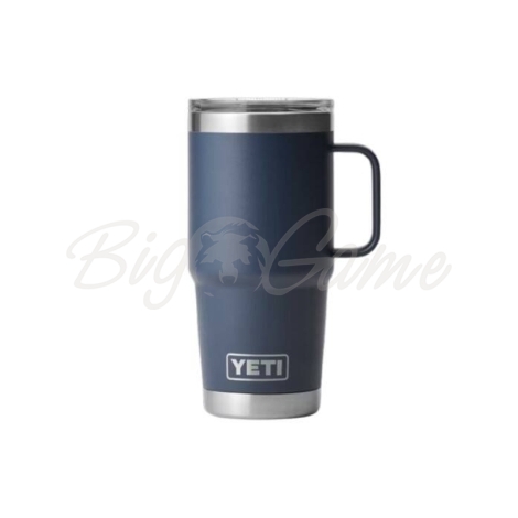 Термокружка YETI Rambler Travel Mug 591 цвет Navy фото 1