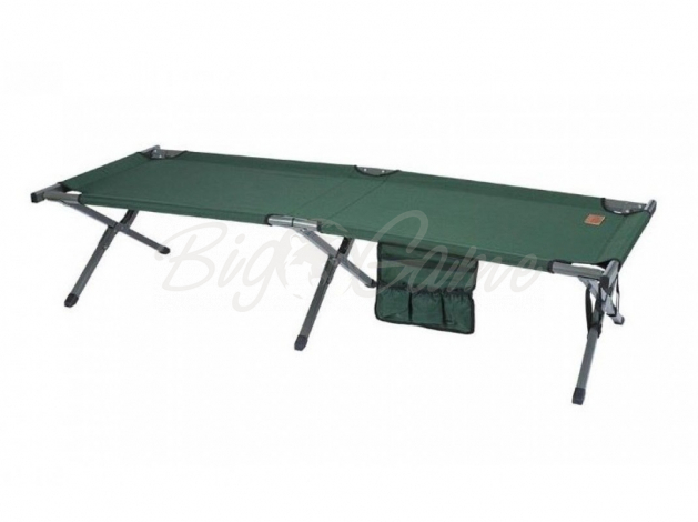 Раскладушка CAMPING WORLD Forest Bed Big цв. Зеленый цвет зеленый фото 1