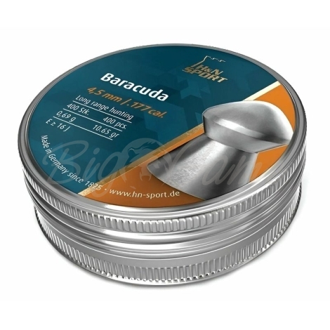 Пули для пневматики H&N SPORT Baracuda кал. 4.5мм, 0,69 г (400 шт.) фото 1