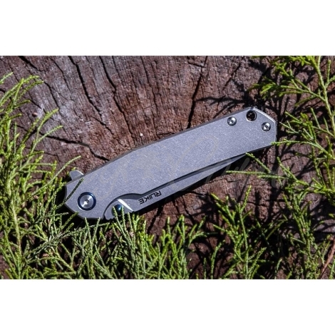 Нож складной RUIKE Knife P801-SF цв. Серый фото 3