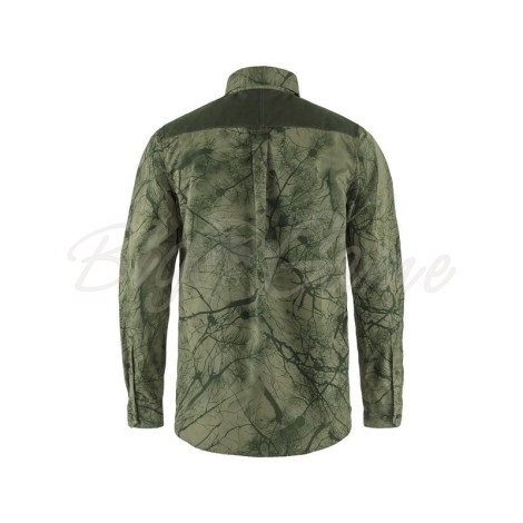 Рубашка FJALLRAVEN Varmland G-1000 Shirt M цвет Green Camo-Deep Forest фото 2