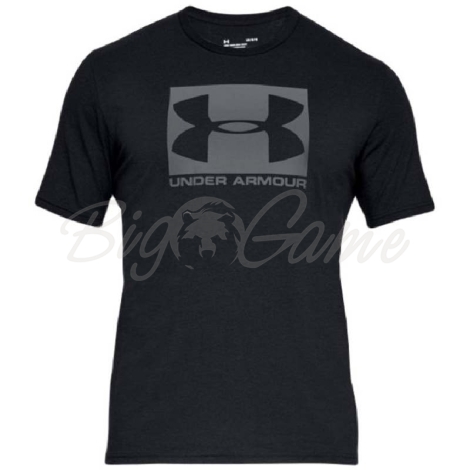 Футболка UNDER ARMOUR Boxed Sportstyle Graphic Charged Cotton SS цвет черный фото 4