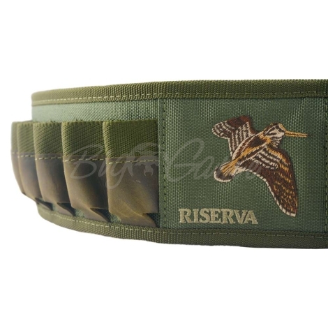 Патронташ RISERVA R9007CAL.20 Cartridge Belt 24 Loops цвет Green фото 2