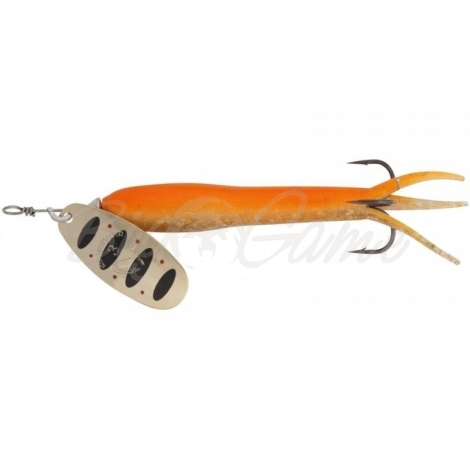 Блесна вращающаяся SAVAGE GEAR Flying Eel Spinner № 3 23 г цв. 04-Fluo Orange Gold фото 1