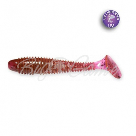Виброхвост CRAZY FISH Vibro Fat 4" (4 шт.) зап. чеснок, код цв. 13 фото 1