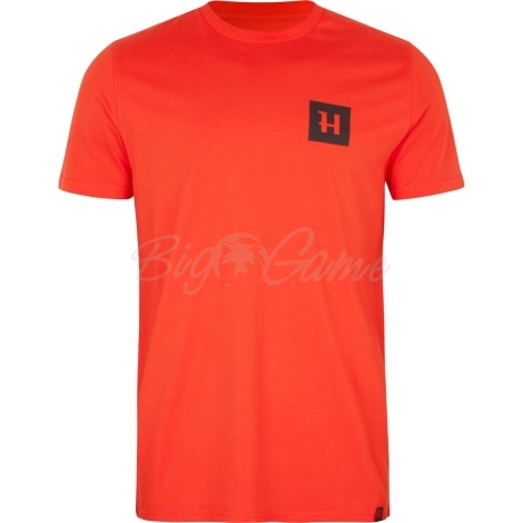 Футболка HARKILA Frej S/S T-Shirt цвет Orange фото 1