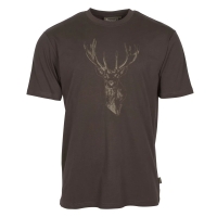 Футболка PINEWOOD Red Deer T-Shirt цвет Suede Brown превью 1