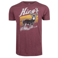 Футболка KING'S On Point Tee цвет Heather Burgandy превью 1