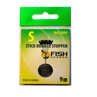 Стопор резиновый FISH SEASON 5004 Stick Rubber Stopper Цилиндр р. SSSS (9 шт.)