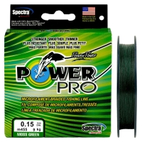 Плетенка POWER PRO 455 м цв. Зеленый 0,15 мм